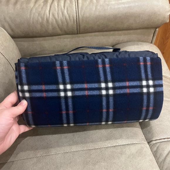 Red Tractor Supply Picnic Blanket - Picture 10 of 10